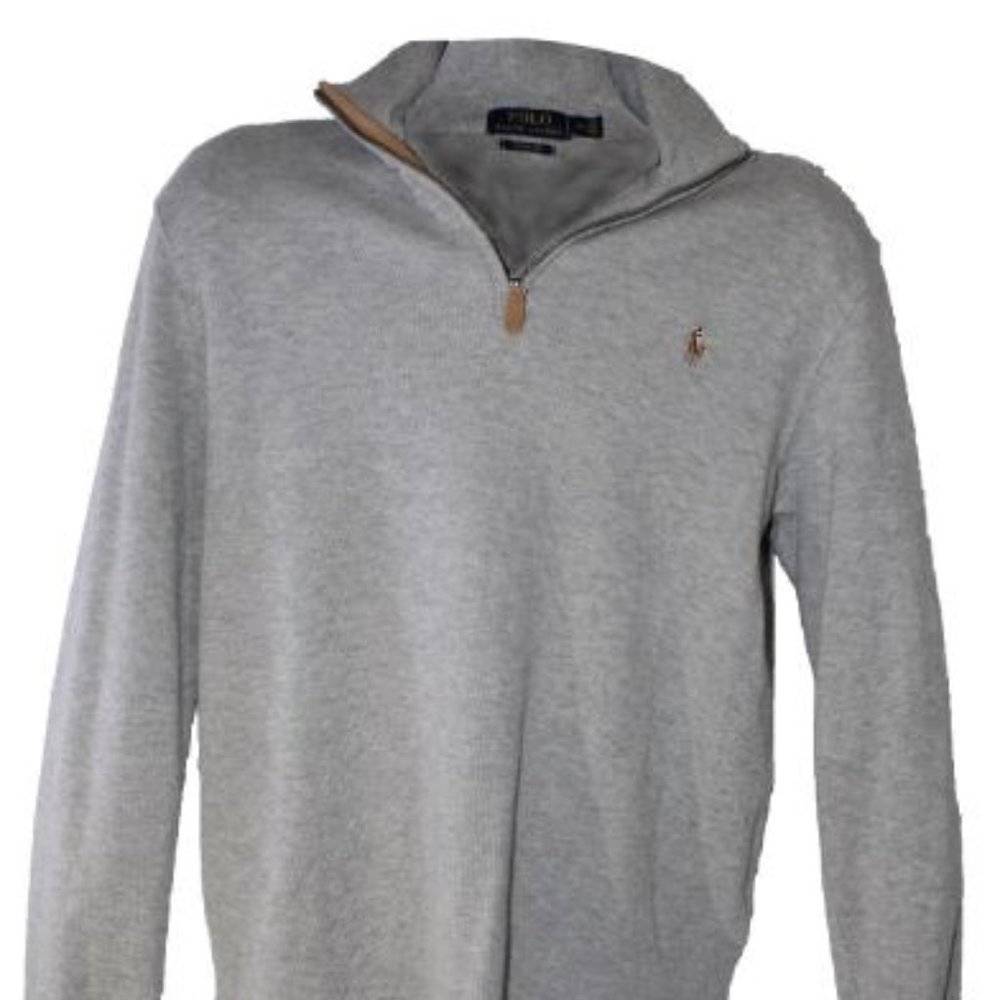 •Polo Ralph Lauren Pullover Quarterzip Sweatshirt•